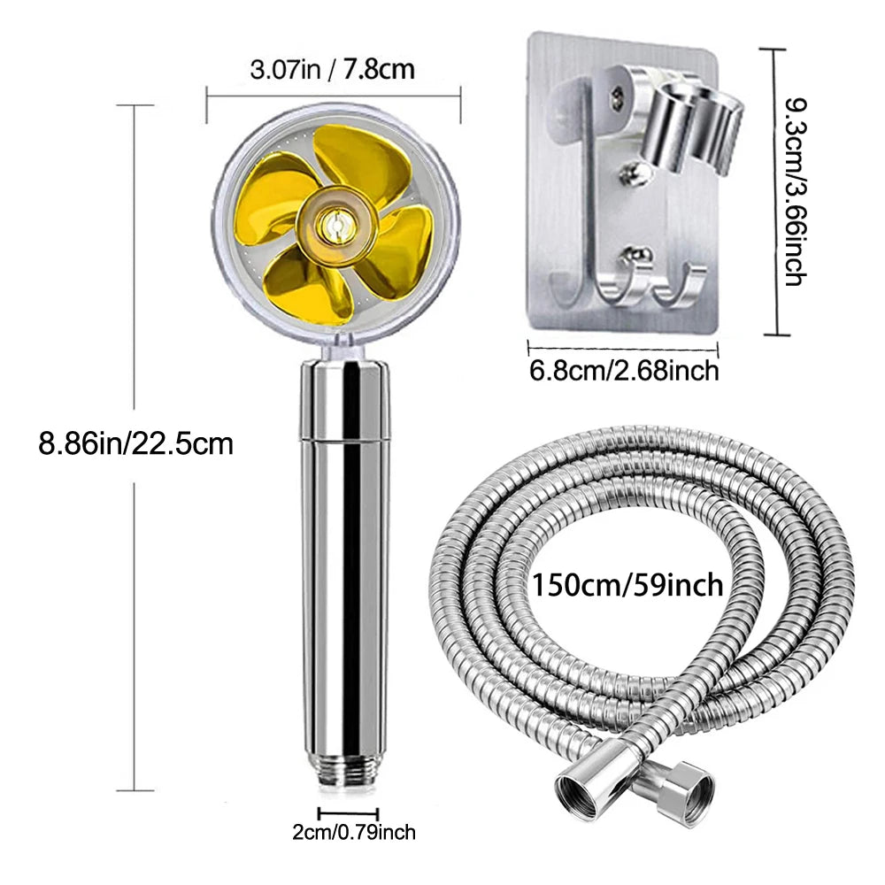 Pommeau Turbo 360° Haute Pression Filtrant