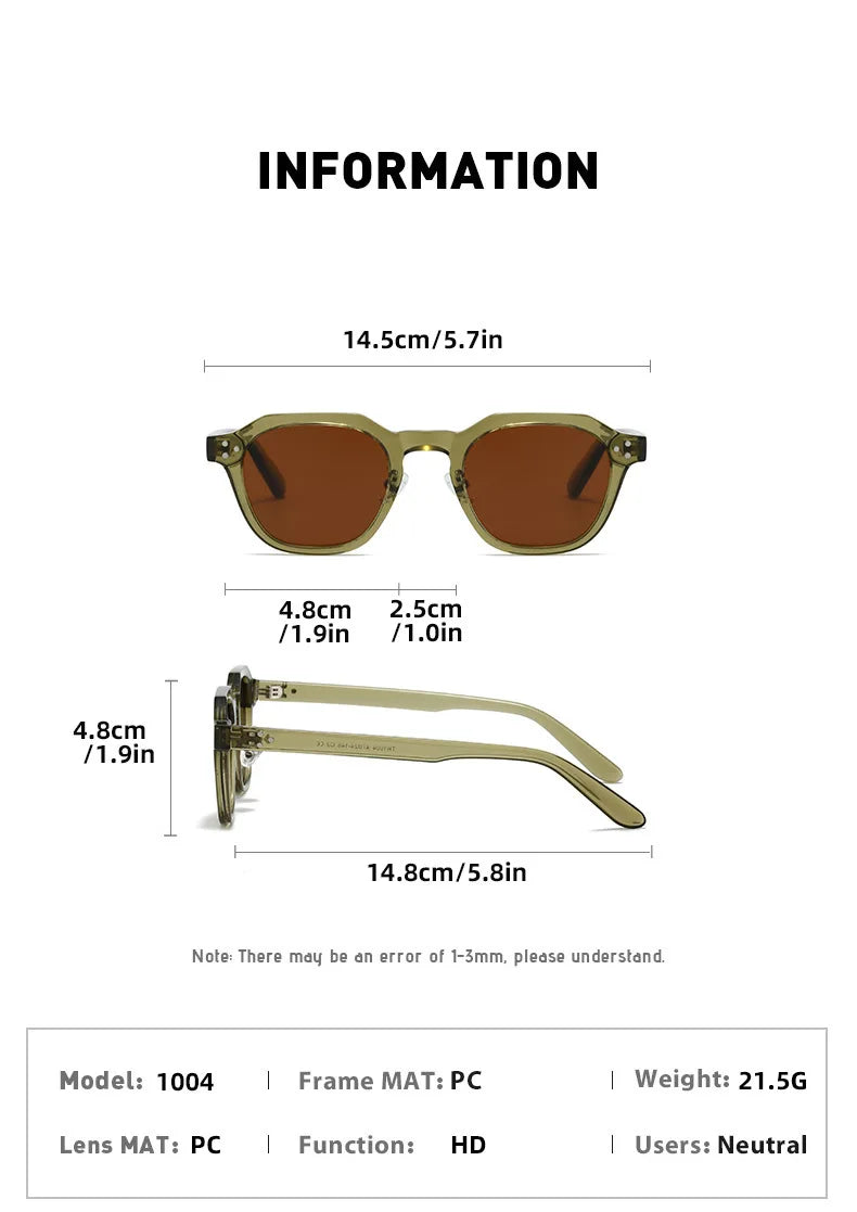 Lunettes De soleil polarisées rétro hommes ultralégères TR90 cadre polygone femmes lunettes De soleil en plein air haute qualité lunettes De voyage Gafas De Sol