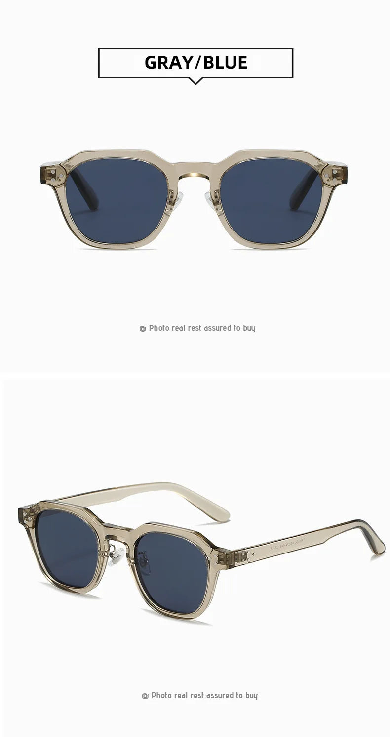 Lunettes De soleil polarisées rétro hommes ultralégères TR90 cadre polygone femmes lunettes De soleil en plein air haute qualité lunettes De voyage Gafas De Sol