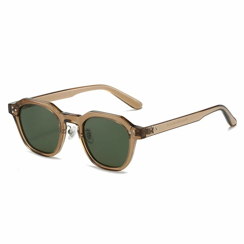 Lunettes De soleil polarisées rétro hommes ultralégères TR90 cadre polygone femmes lunettes De soleil en plein air haute qualité lunettes De voyage Gafas De Sol