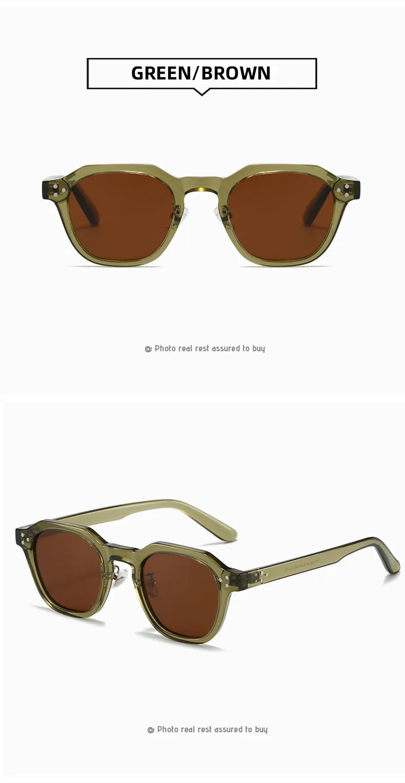 Lunettes De soleil polarisées rétro hommes ultralégères TR90 cadre polygone femmes lunettes De soleil en plein air haute qualité lunettes De voyage Gafas De Sol