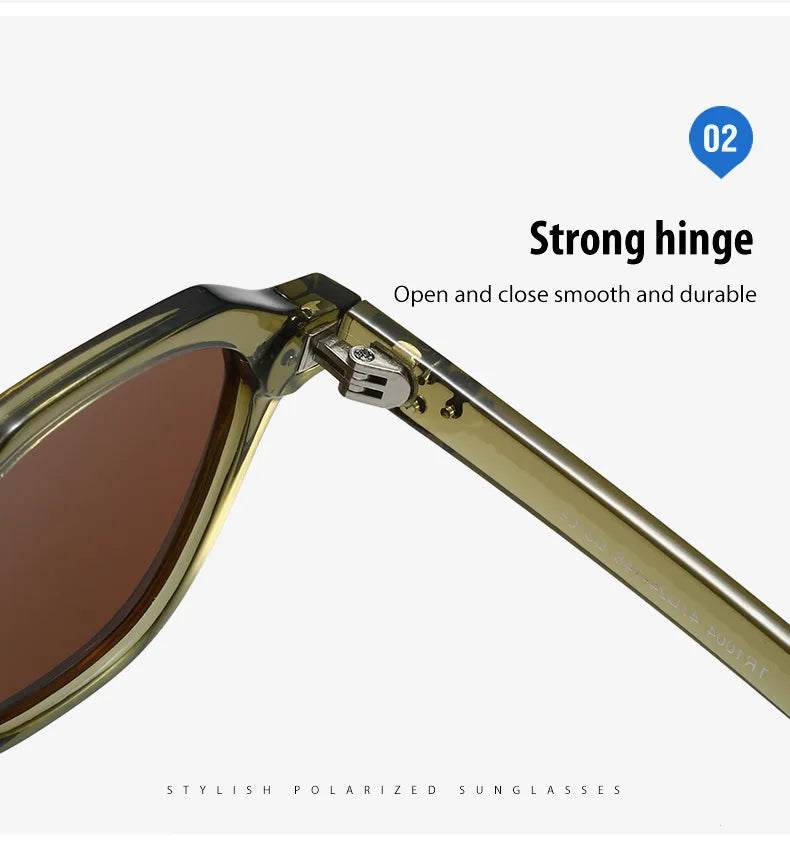 Lunettes De soleil polarisées rétro hommes ultralégères TR90 cadre polygone femmes lunettes De soleil en plein air haute qualité lunettes De voyage Gafas De Sol