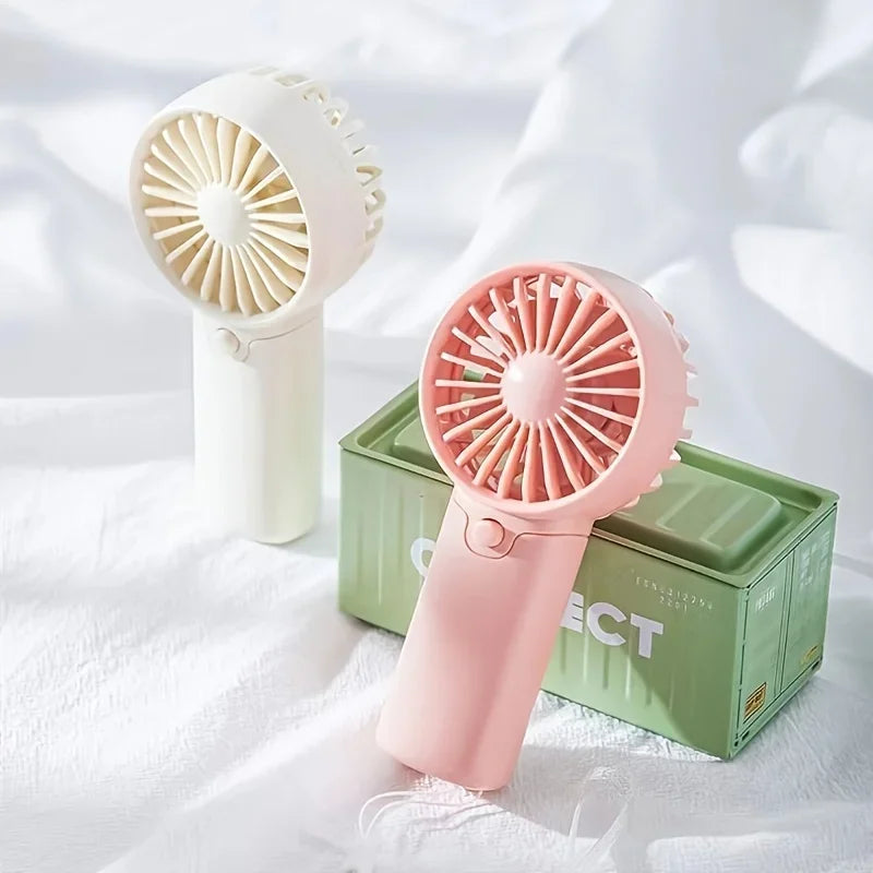 2025 mignon Mini ventilateur Portable ventilateur léger pratique ventilateur taille de poche à faible bruit petit ventilateur électrique étudiant cadeau ventilateur extérieur