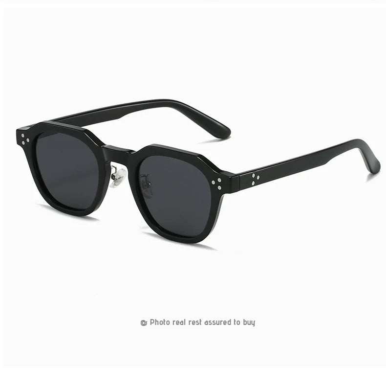 Lunettes De soleil polarisées rétro hommes ultralégères TR90 cadre polygone femmes lunettes De soleil en plein air haute qualité lunettes De voyage Gafas De Sol